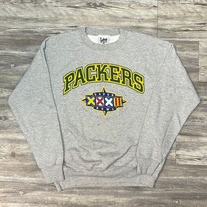 Vintage 1998 90s Green Bay Packers Super Bowl XXXII Lee Sport Sweatshirt NFL
